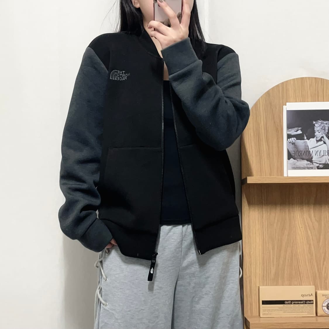 [정품] 노스페이스 블랙 집업 자켓 [ 95 ] 상품이미지1