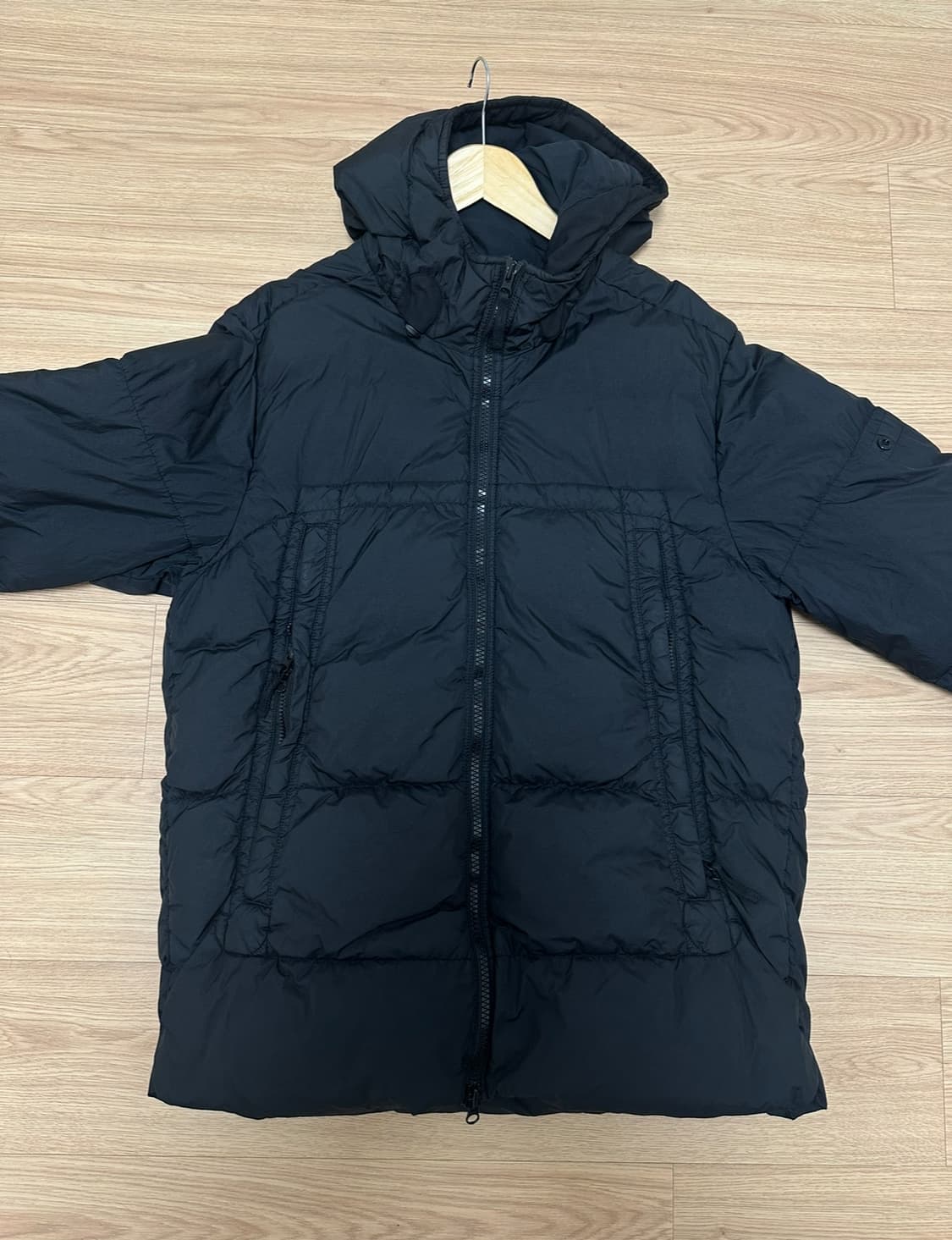 20fw 스톤아일랜드 크링클랩스 패딩 XL(블랙) 상품이미지5
