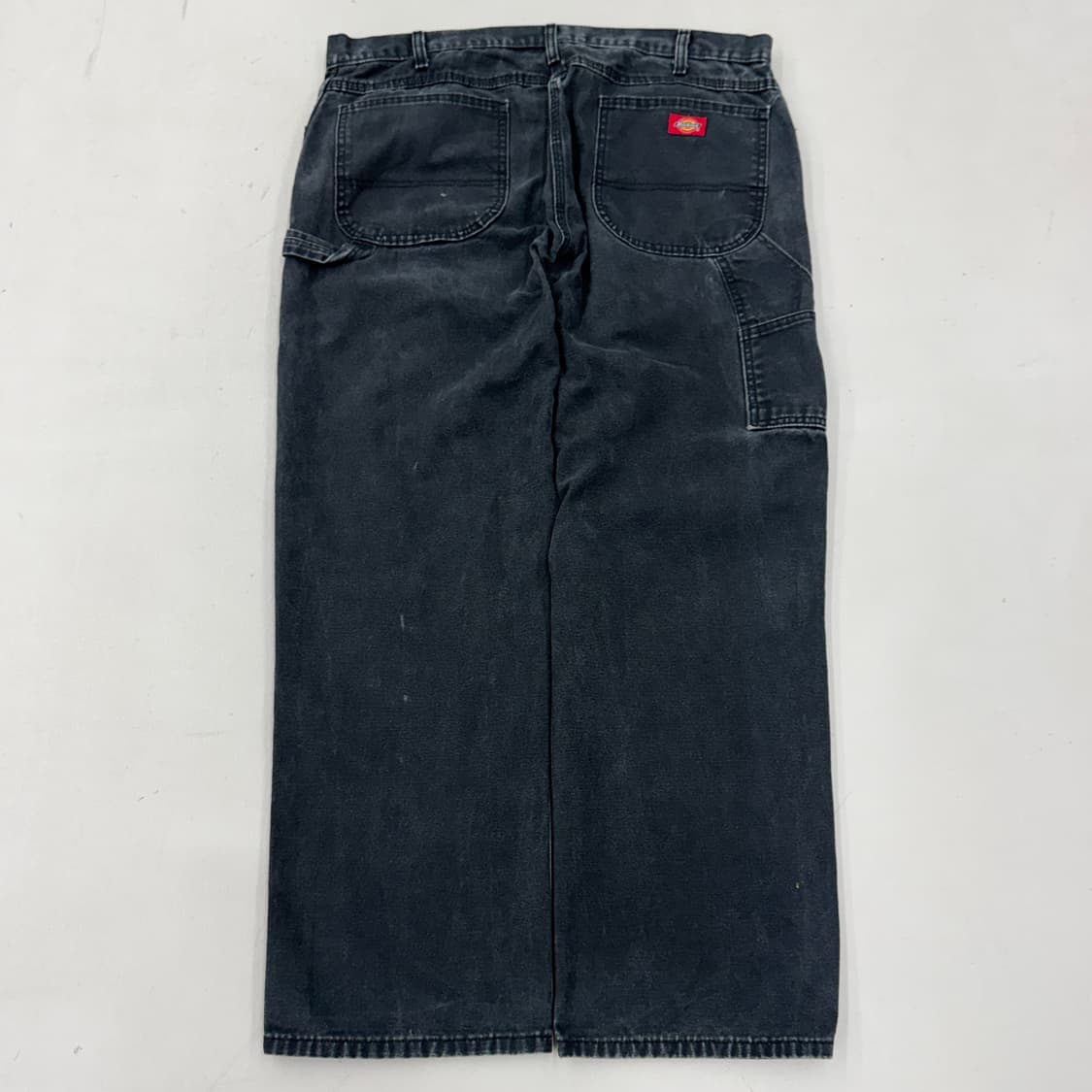 디키즈 OG 카펜터 덕캔버스 페이딩 와이드 워크팬츠 블랙 상품이미지3