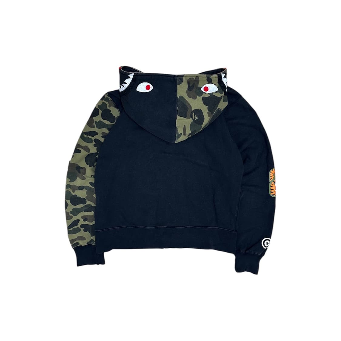 16SS BAPE Half-Camo Full Zip Hoodie 상품이미지4