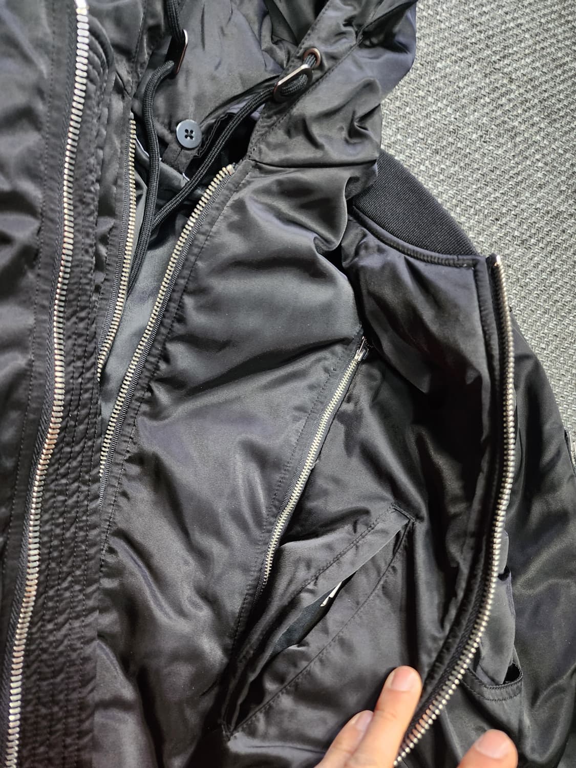 일꼬르소 구스다운 MA-1 항공 점퍼 상품이미지7