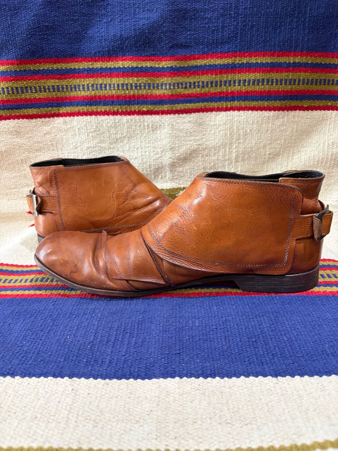 훕데두 레이어드 드레이프 사이드 고어 부츠 상품이미지3