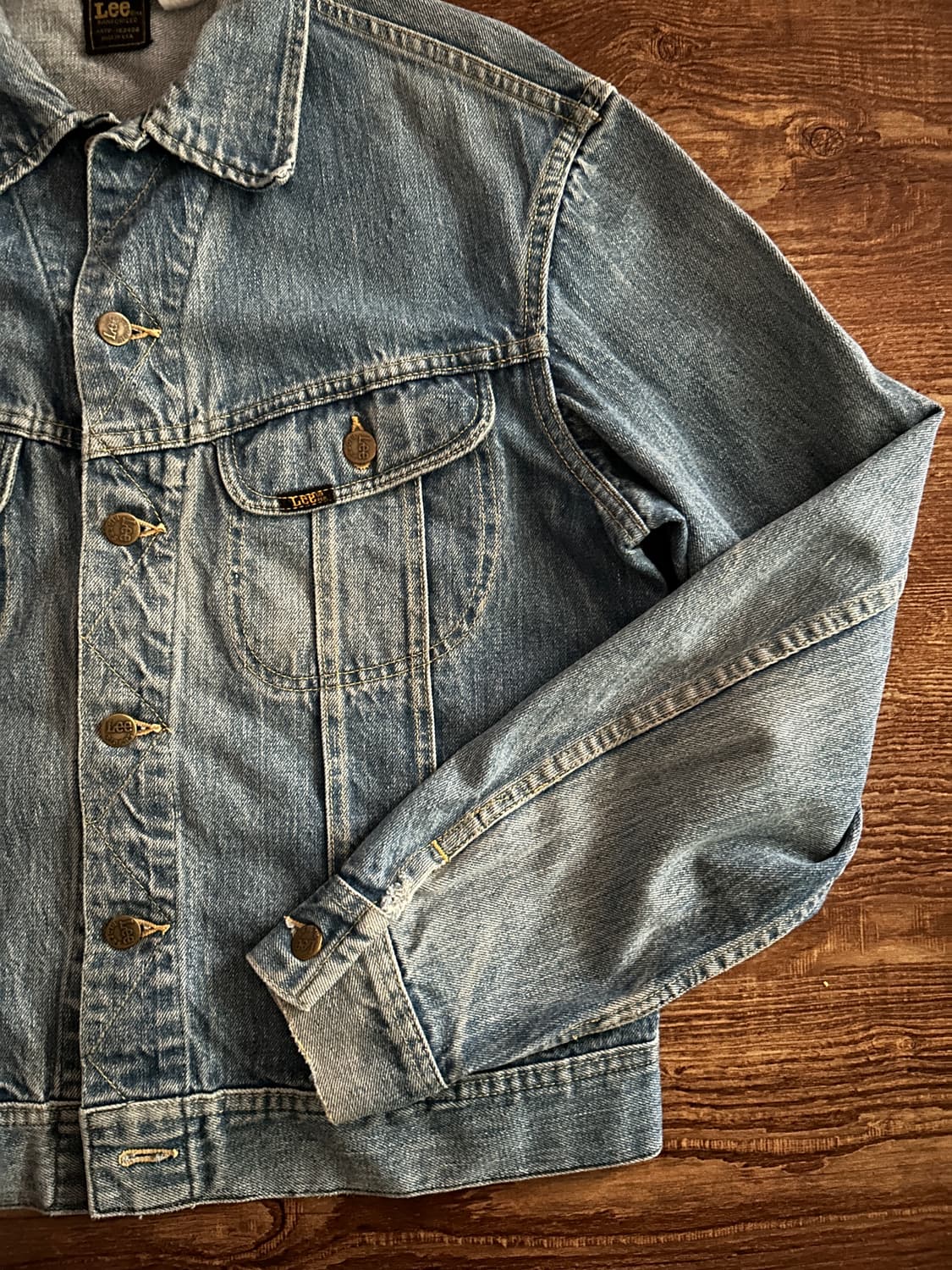 70s 리 트러커 PATD DENIM JACKET 44 USA🇺🇸 상품이미지3