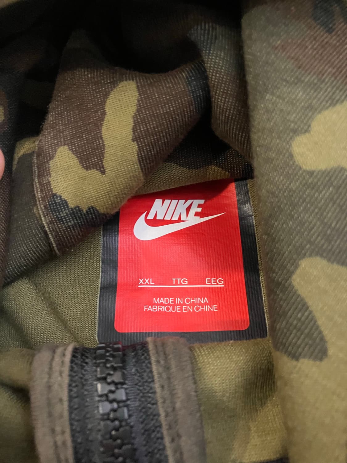 나이키 카모 테크팩 플리스 후드집업 상품이미지5