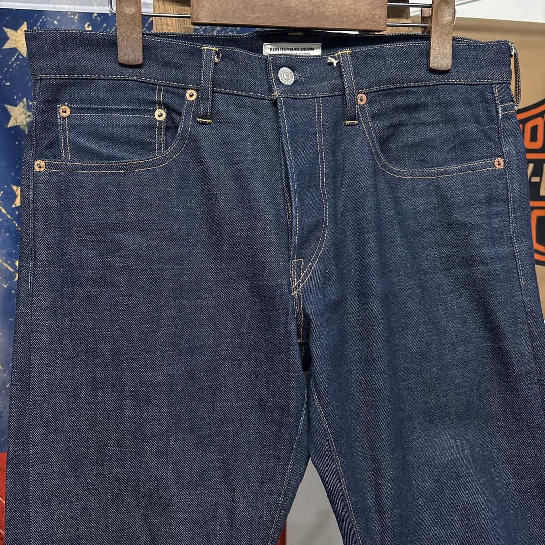 론 허먼 데님 미국생산 헤비온스 셀비지 데님팬츠 N1198 상품이미지3