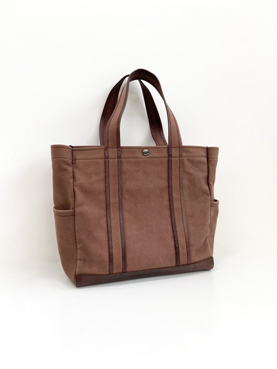 Rug Time Canvas/ Leather Tote Bag 상품이미지1