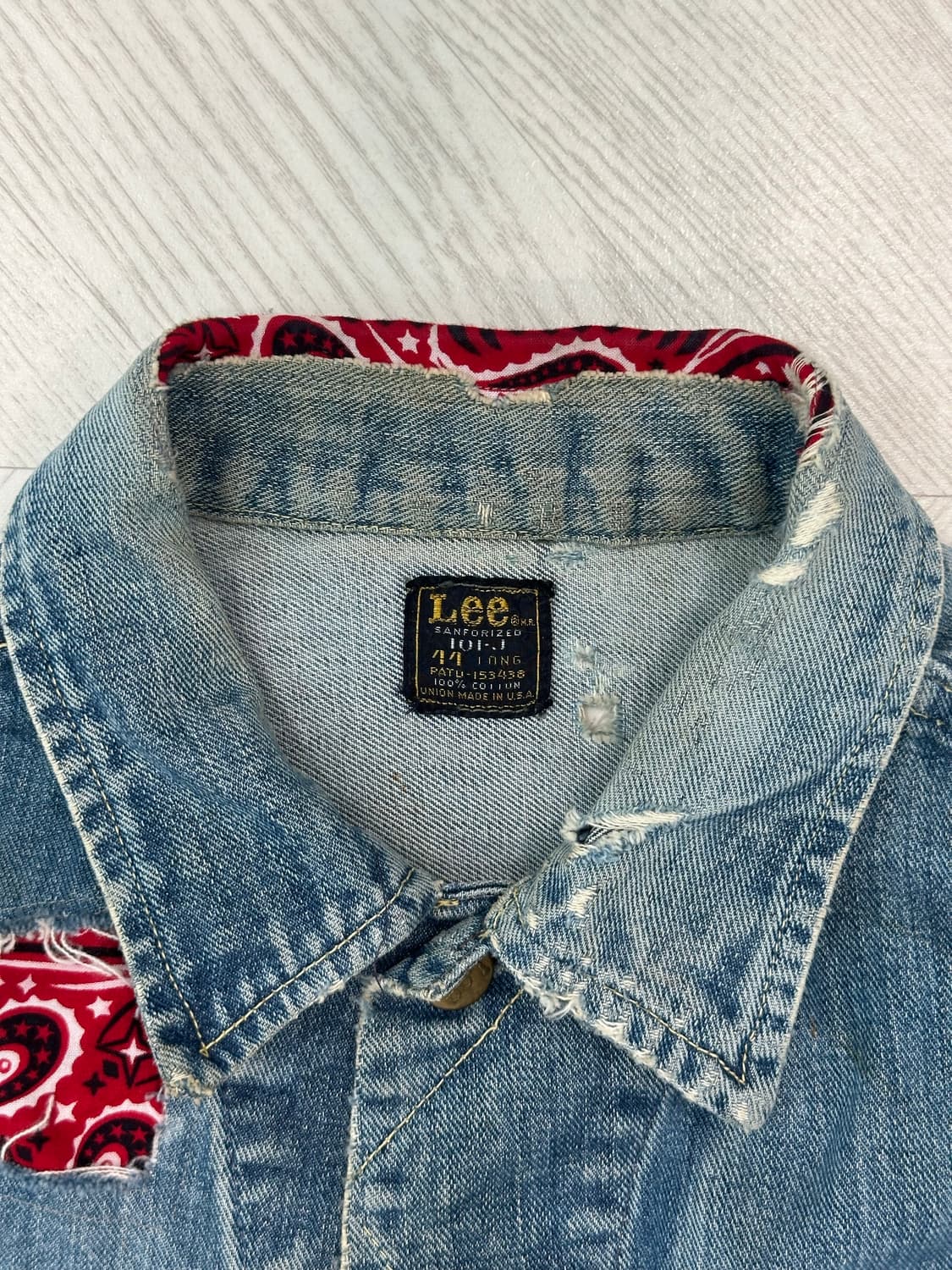🇺🇸60s USA 리 Lee 101-j 데님 자켓 (44) 상품이미지7