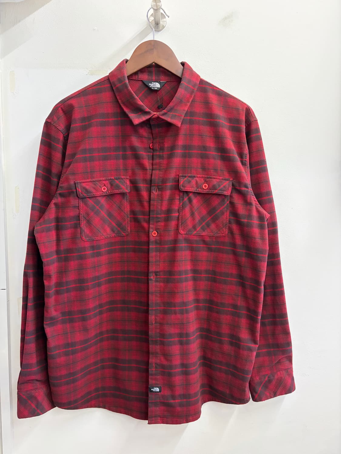 N135. 노스페이스 체크셔츠 상품이미지1