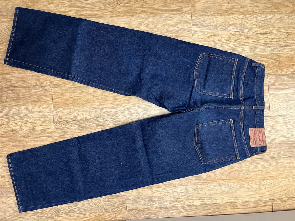 아웃스탠딩 와이드 셀비지 데님 상품이미지6