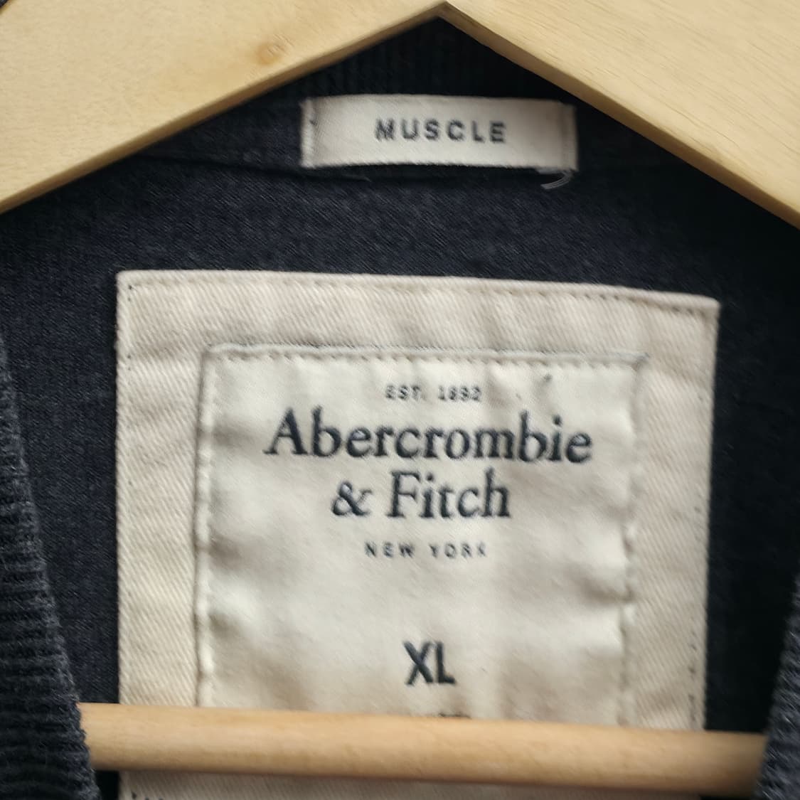 [XL] 아베크롬비 딥그레이 맨투맨 상품이미지5