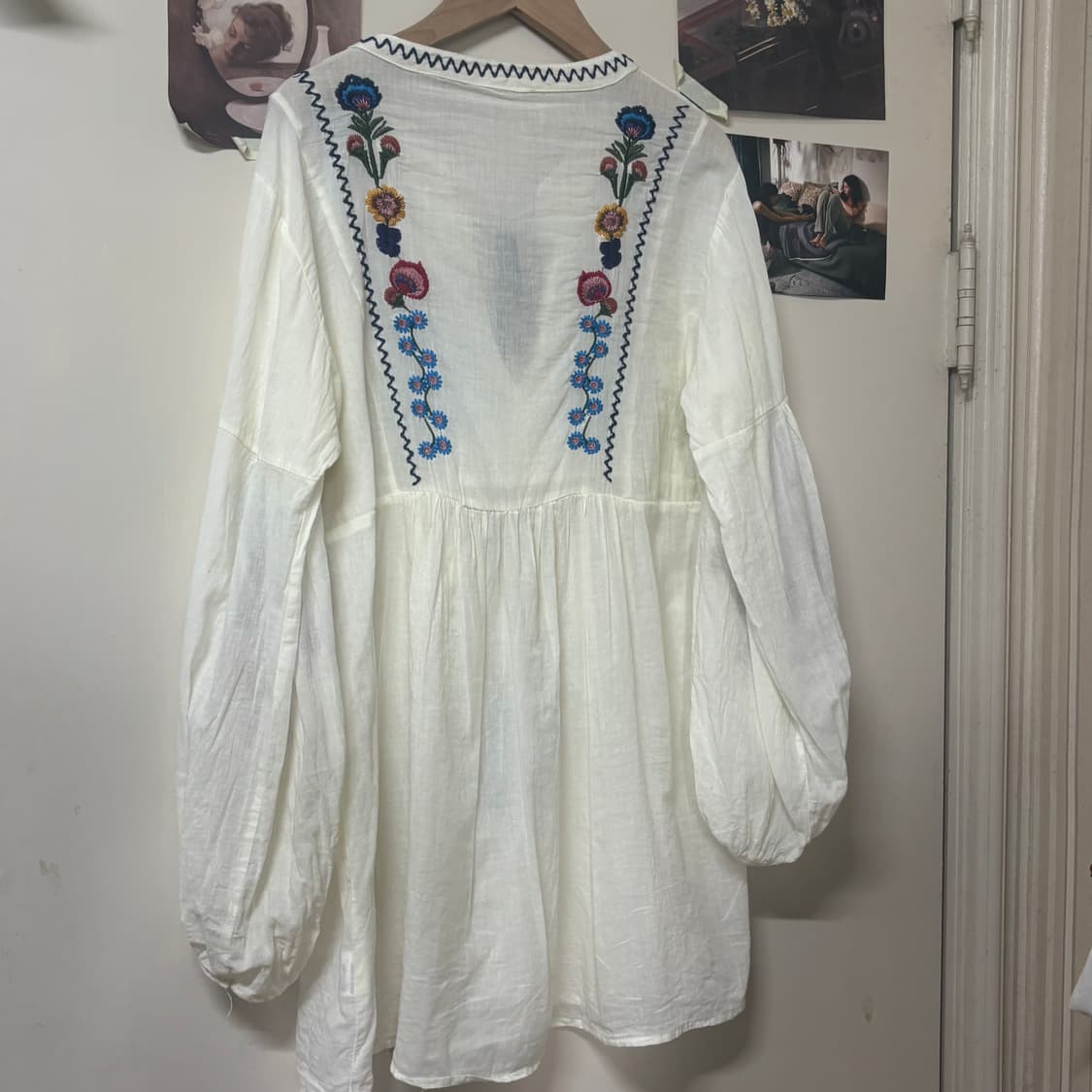 빈티지 모리걸 자수 블라우스 상품이미지4