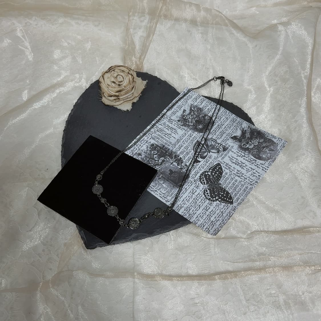 빈티지 고딕 ICNG 레이어드 목걸이 상품이미지2