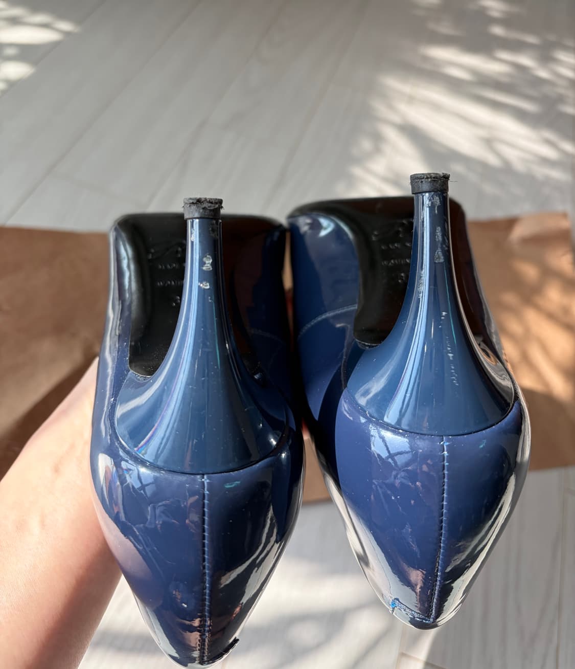 로저비비에 힐 곤색 37.5 상품이미지5