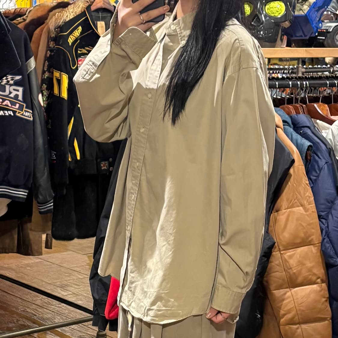 [HI] Polo 폴로 랄프로렌 긴팔셔츠 베이지 상품이미지3