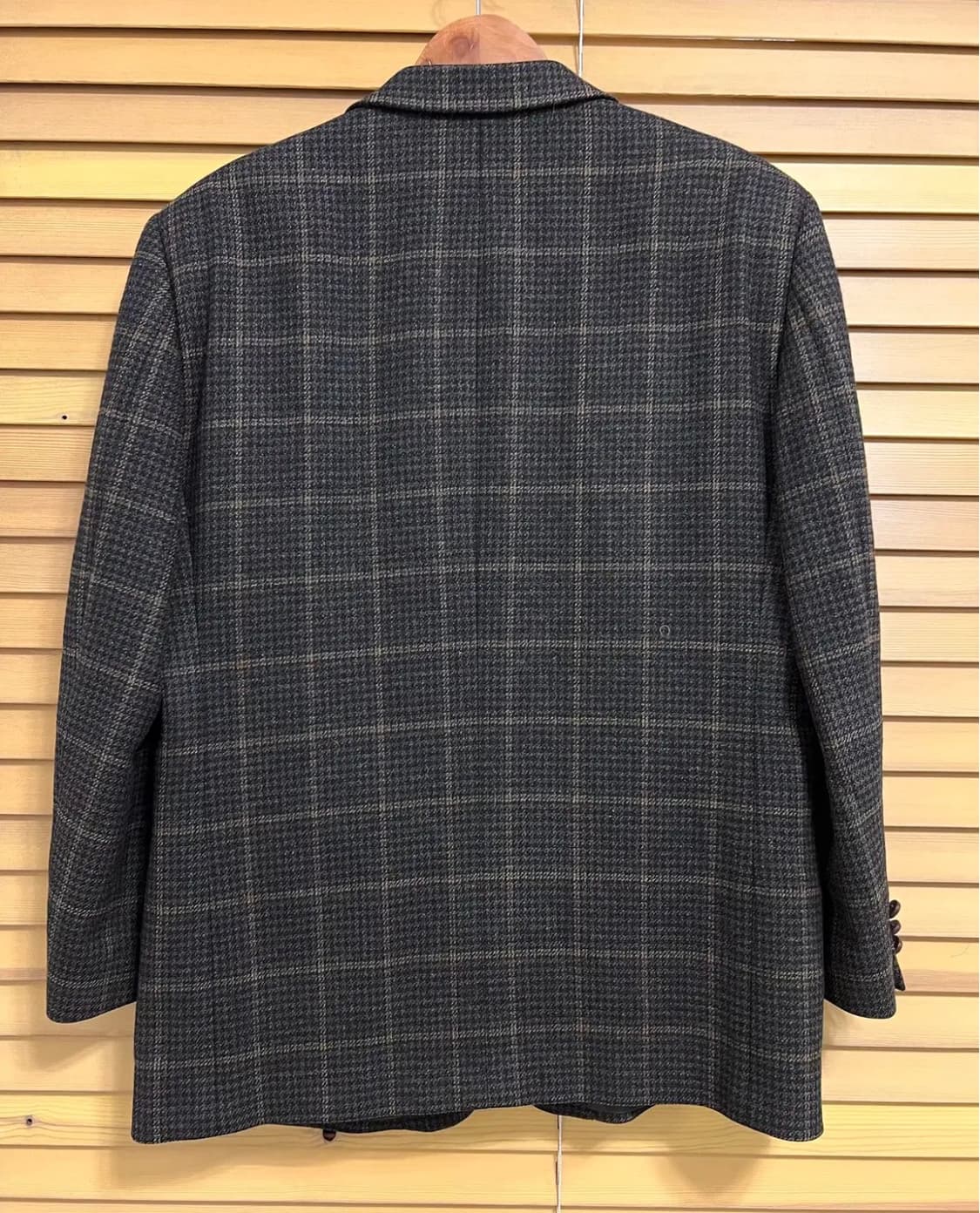 닥스 남성 카키브라운 체크 울캐시미어자켓 97-88-170 상품이미지3