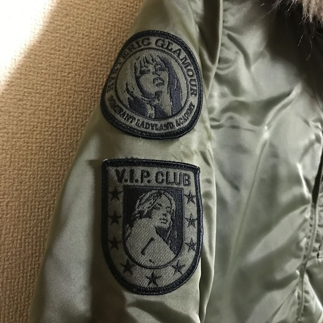 히스테릭 글래머 레이디스 밀리터리 다운코트 n3b y2k 상품이미지5