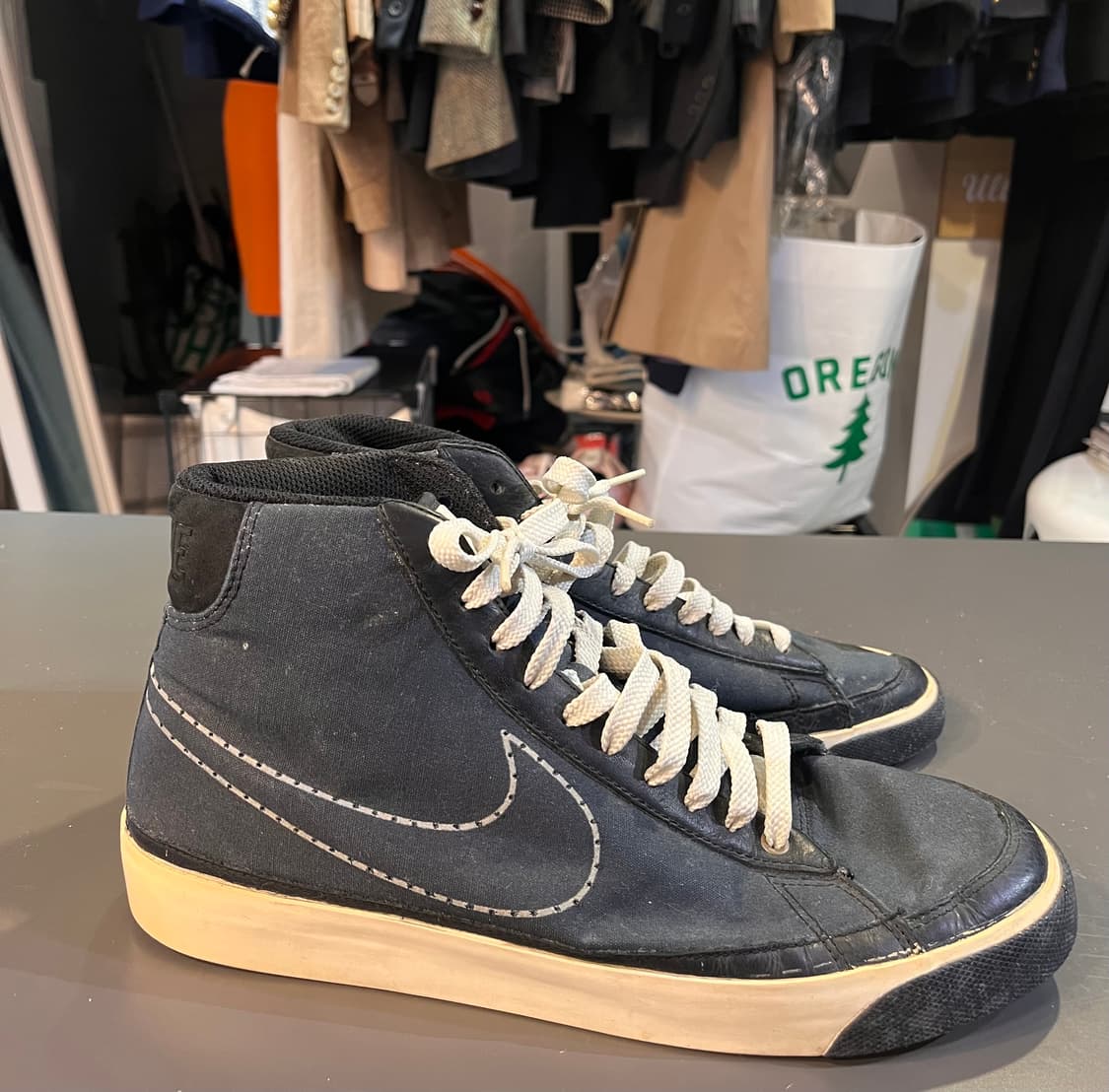 나이키 블레이저 미드 ’09 ND 블랙/화이트 (285mm) 상품이미지4