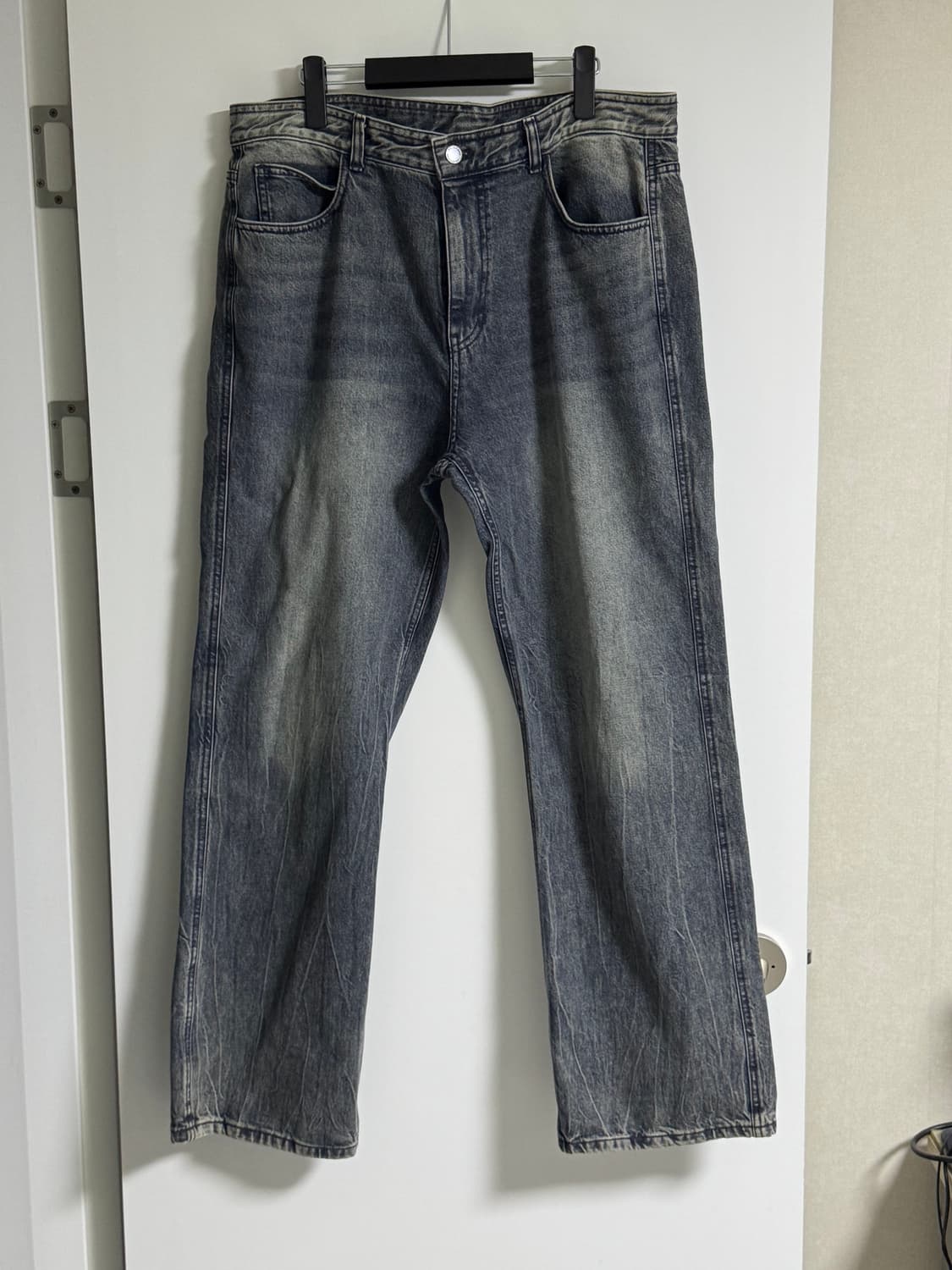 <52/36> 솔리드옴므 데님 워싱 팬츠 그레이 상품이미지1