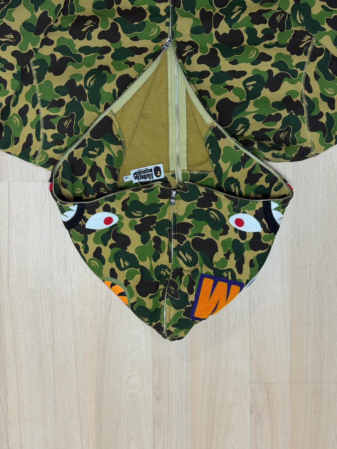 베이프 샤크 후드집업 XL 상품이미지4