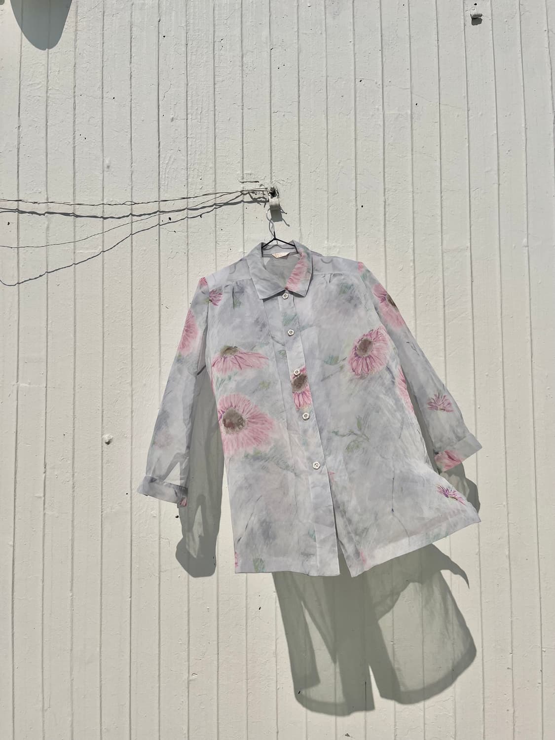 Floral Sheer Shirt 플로럴 쉬어 셔츠 상품이미지1