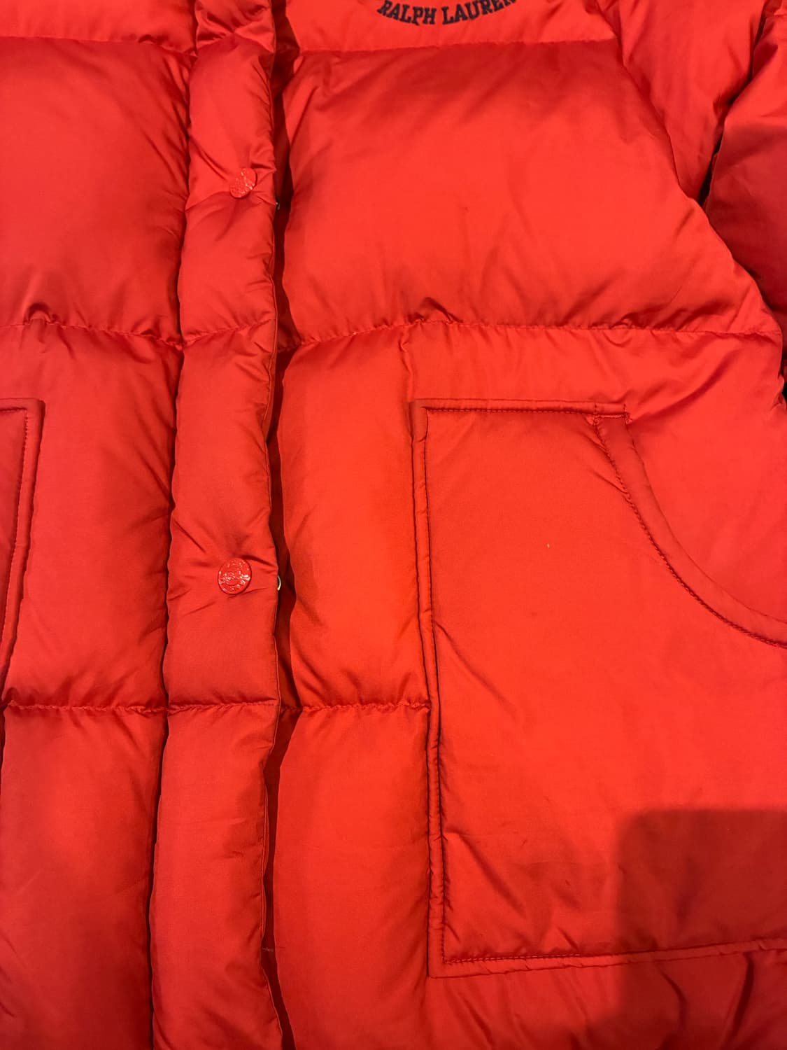 M) 폴로 진스 랄프로렌 구스 다운 패딩 레드 상품이미지7