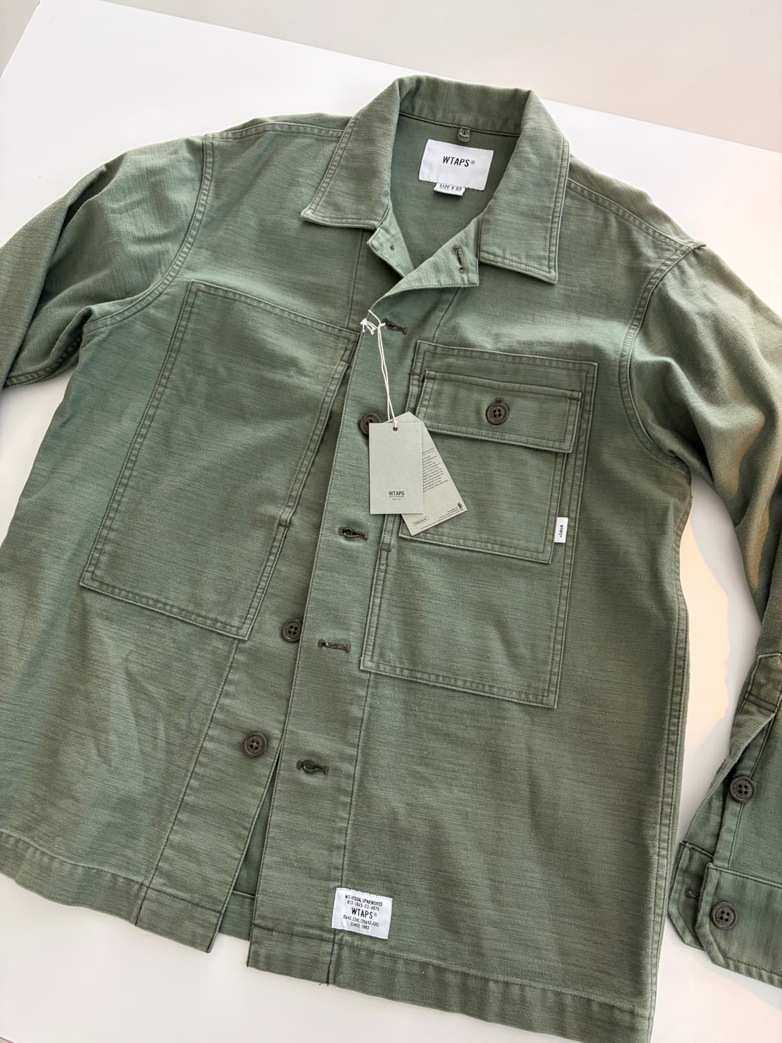 더블탭스 wteps 카크 그린 정글 셔츠 02 (L) 상품이미지9