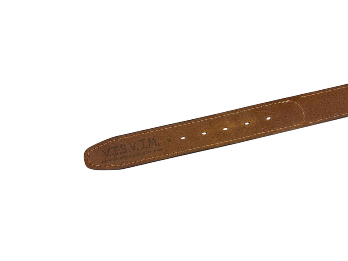 leather patch suede belt 상품이미지7