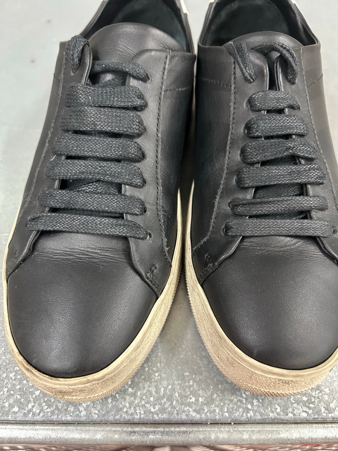 오프화이트 로우탑 레더 스니커즈 35 상품이미지7