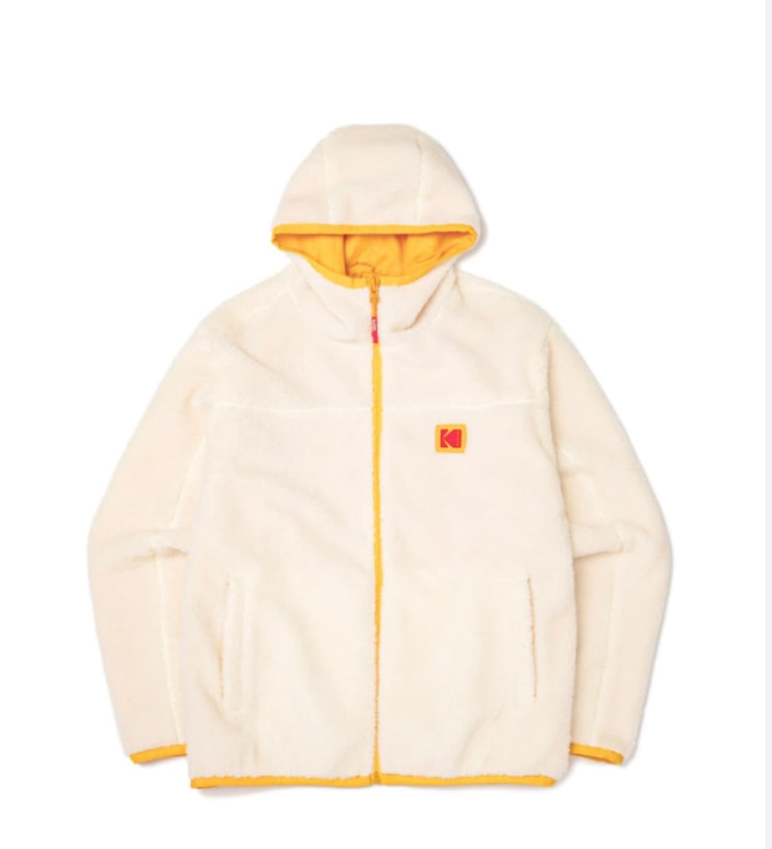 코닥 브랜드의 플리스 후드 집업 자켓 상품이미지1