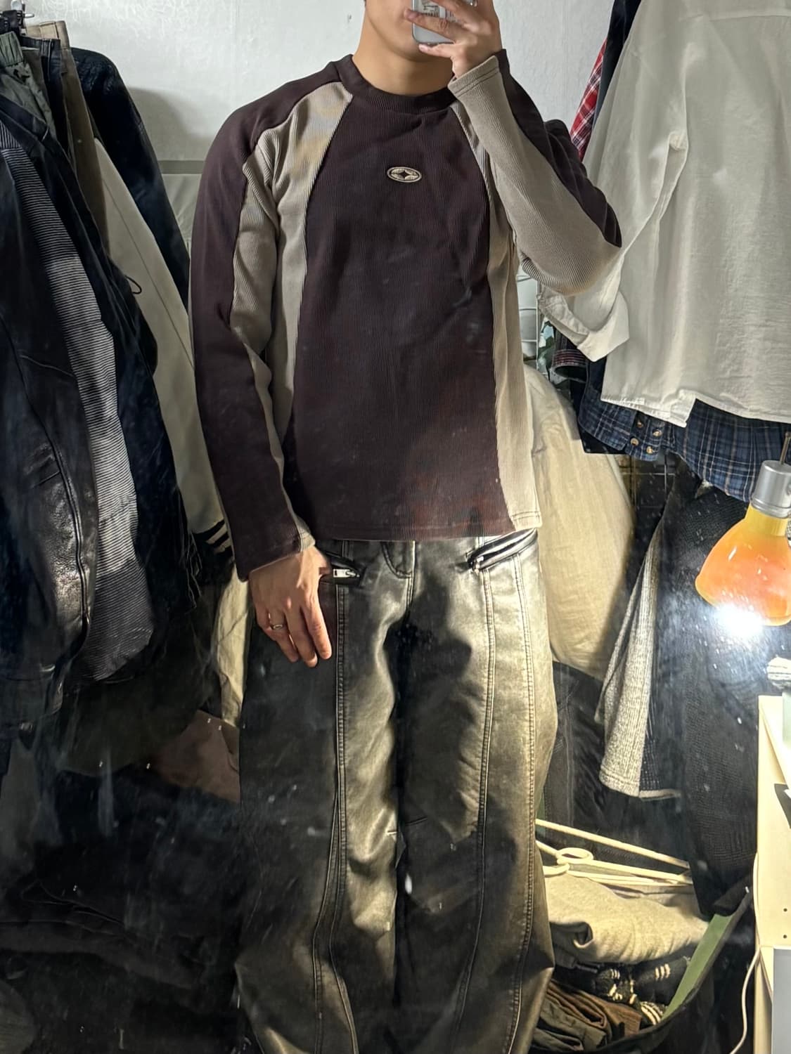 아이필러키 커브드 라인 니트 M 상품이미지1