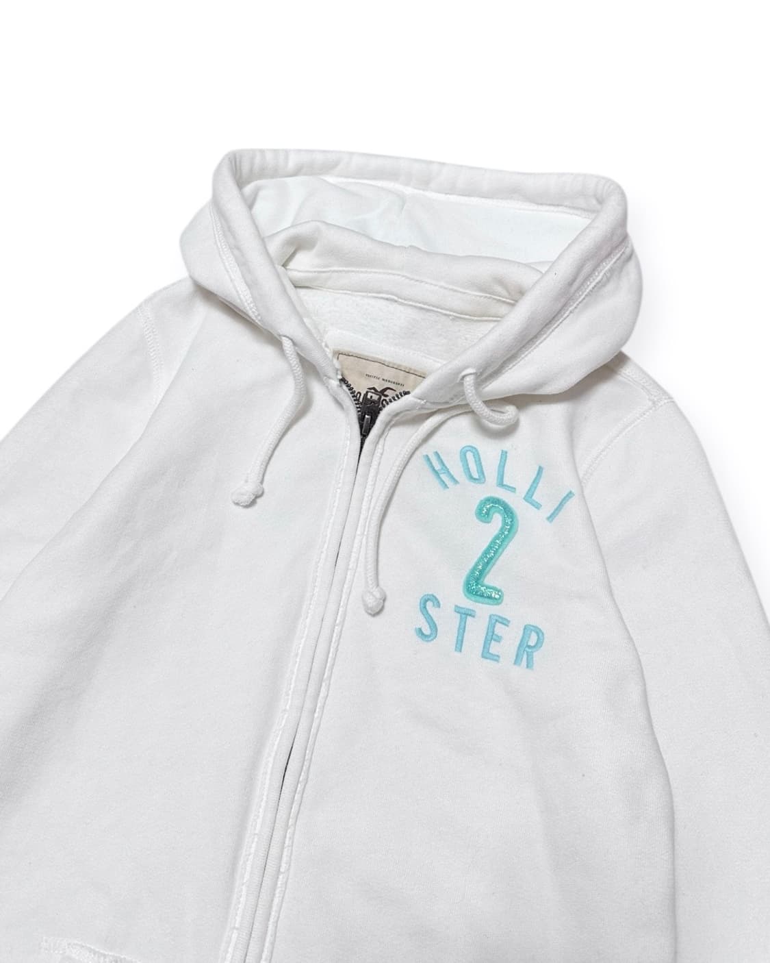 홀리스터 y2k 흰색 후드집업 상품이미지2