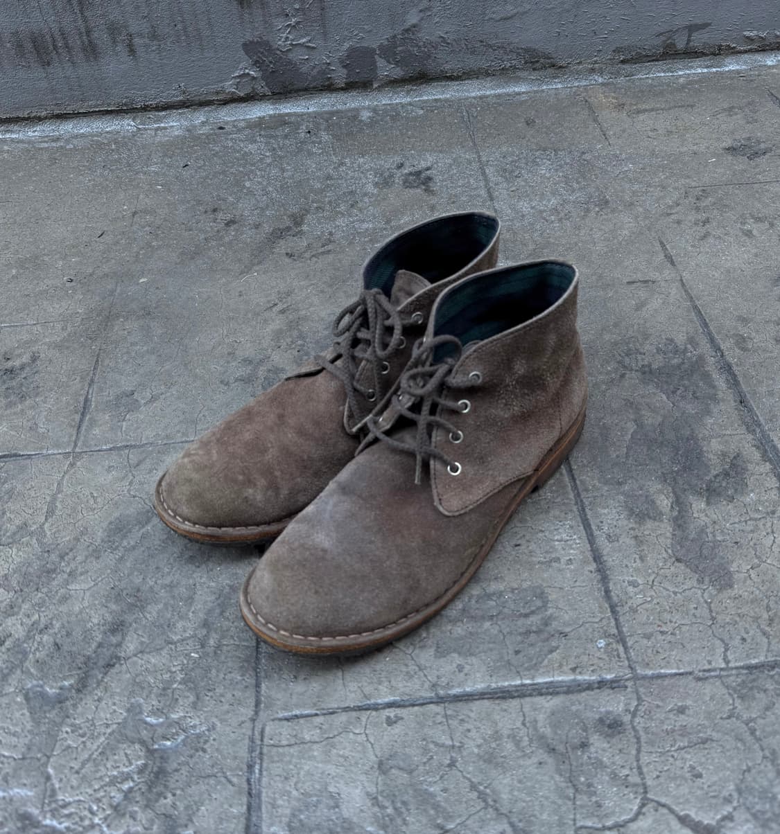 꼼데가르송 옴므 크레페 솔 스웨이드 4홀 부츠 상품이미지2