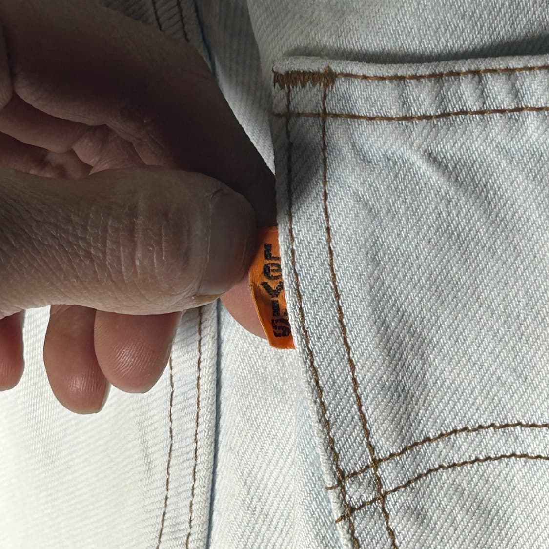 [Levi's] 리바이스 재팬 오렌지탭 워시드 데님팬츠 상품이미지5