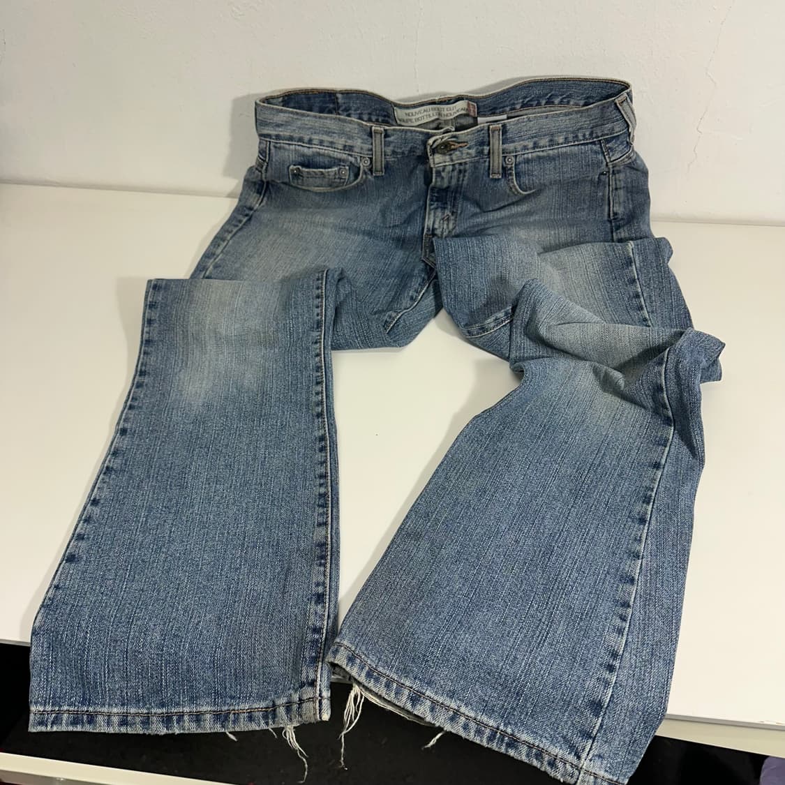 32-33 리바이스 연청 부츠컷 플레어진 상품이미지5