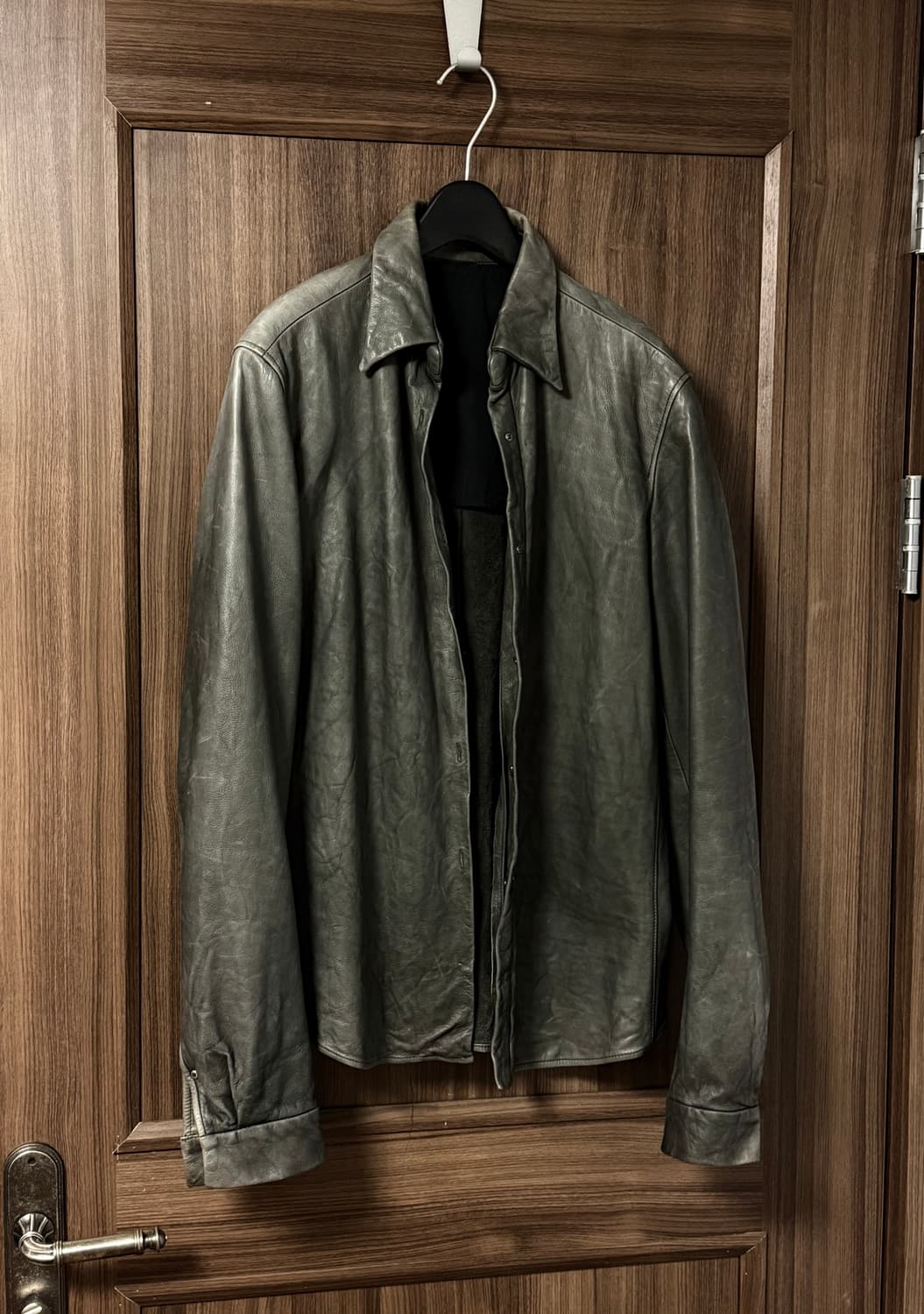 Carpe diem washable leather jacket 상품이미지1