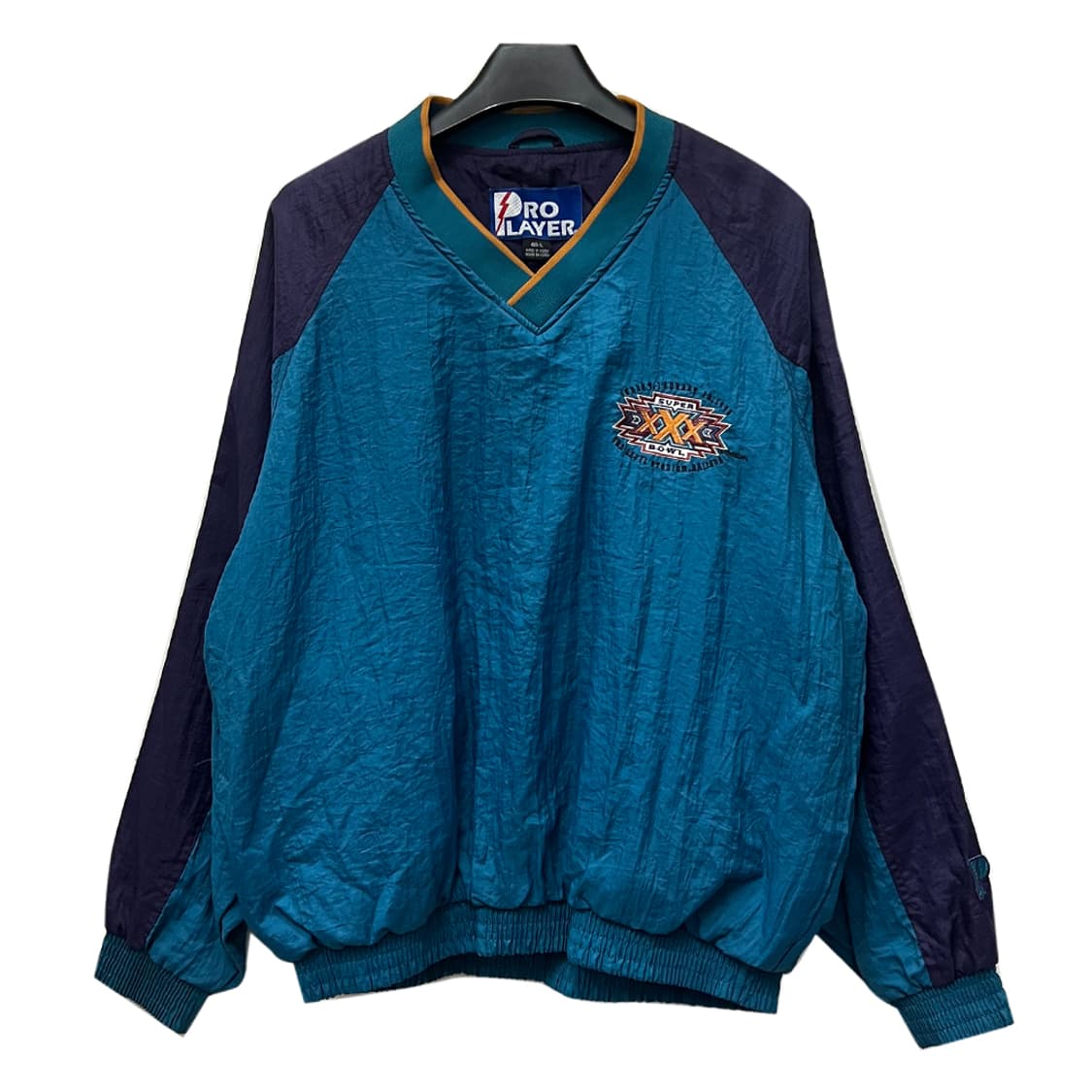 90s USA 프로플레이어 슈퍼볼 바람막이 웜업 L 상품이미지1