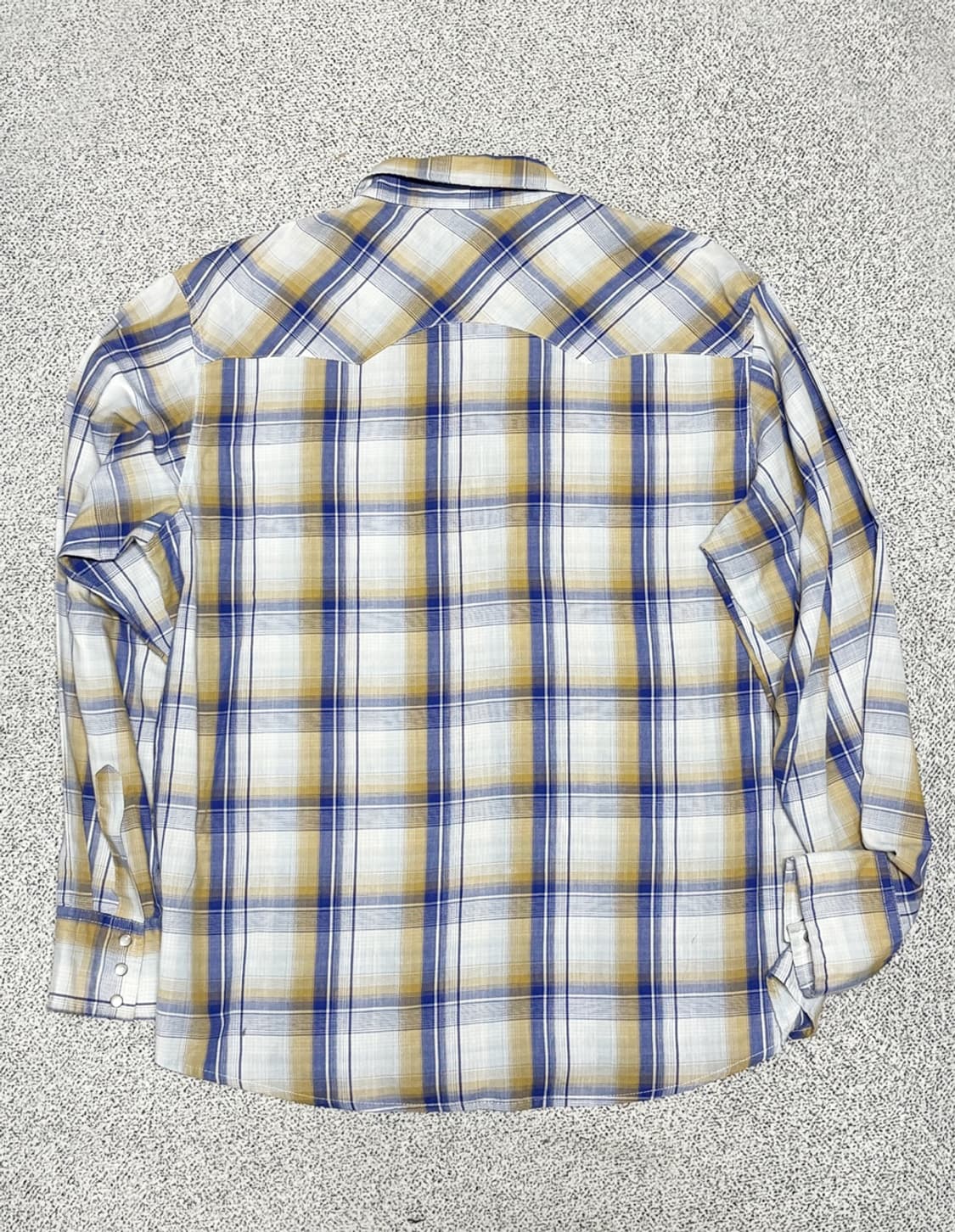 90s Wrangler 랭글러 빈티지 웨스턴 체크 셔츠 상품이미지6