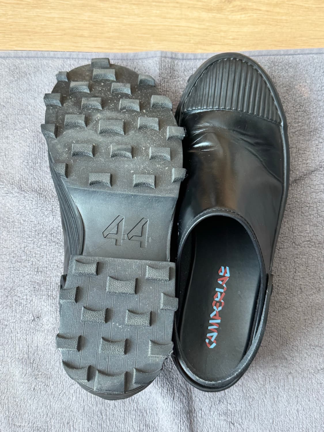 [정품/IT 44] 캠퍼랩(CamperLab) 트랙토리 클로그 블랙 -  상품이미지4