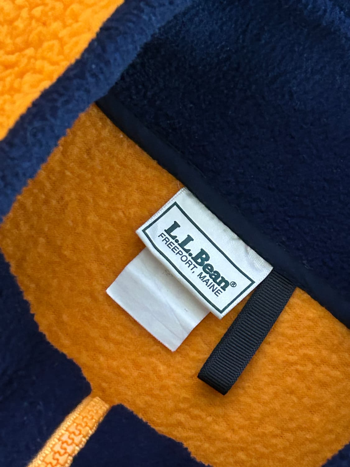 [XL] LL Bean 엘엘빈 90s USA 플리스 집업 자켓 딥파일 상품이미지4