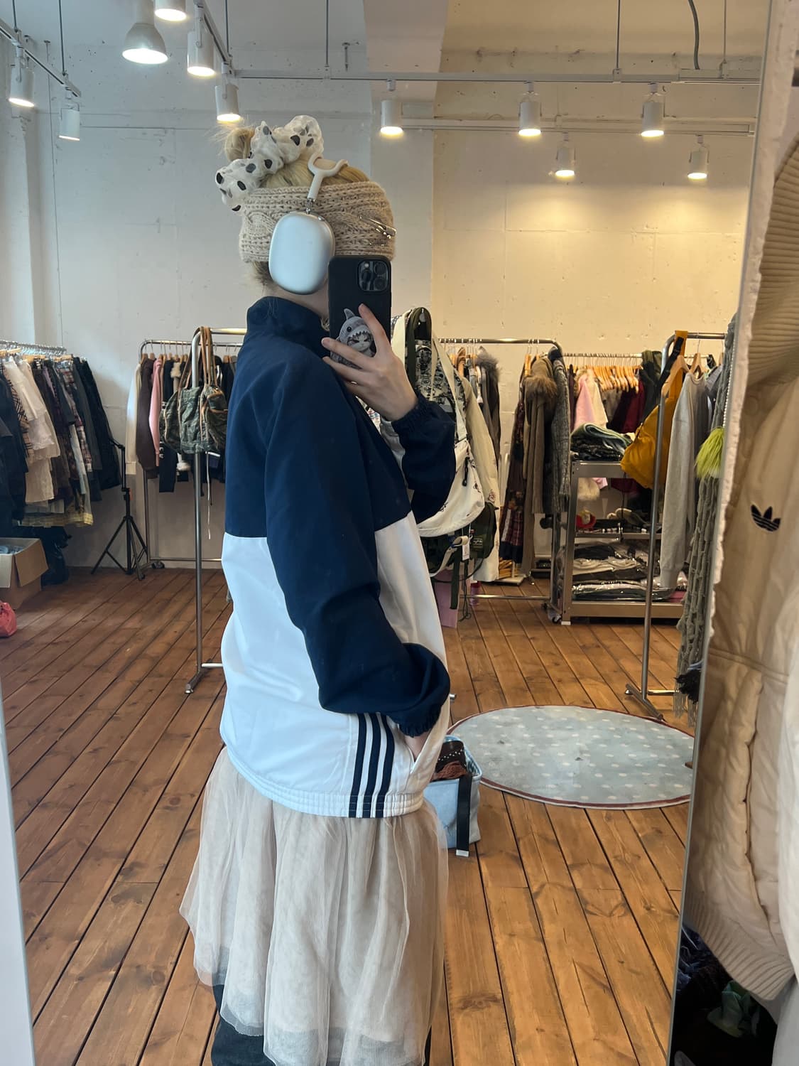 아디다스 네이비 화이트 바람막이 상품이미지6