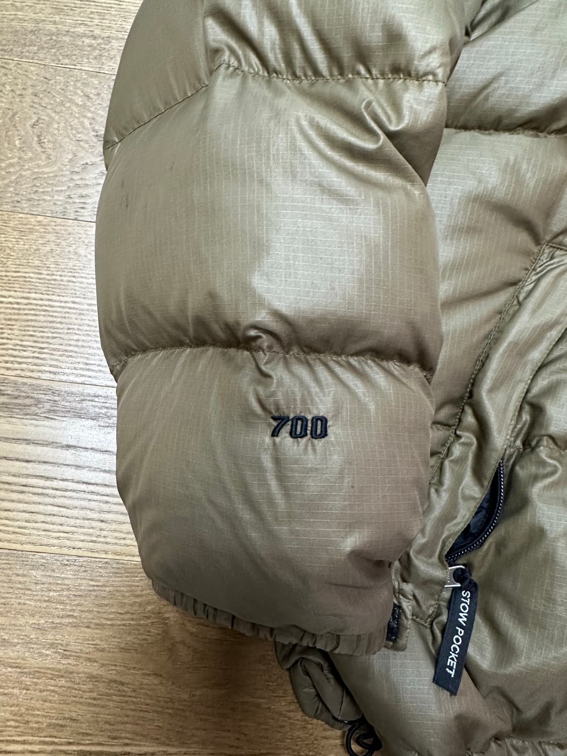 [XL] 노스페이스 해외판 700 눕시 브라운 카키 상품이미지3