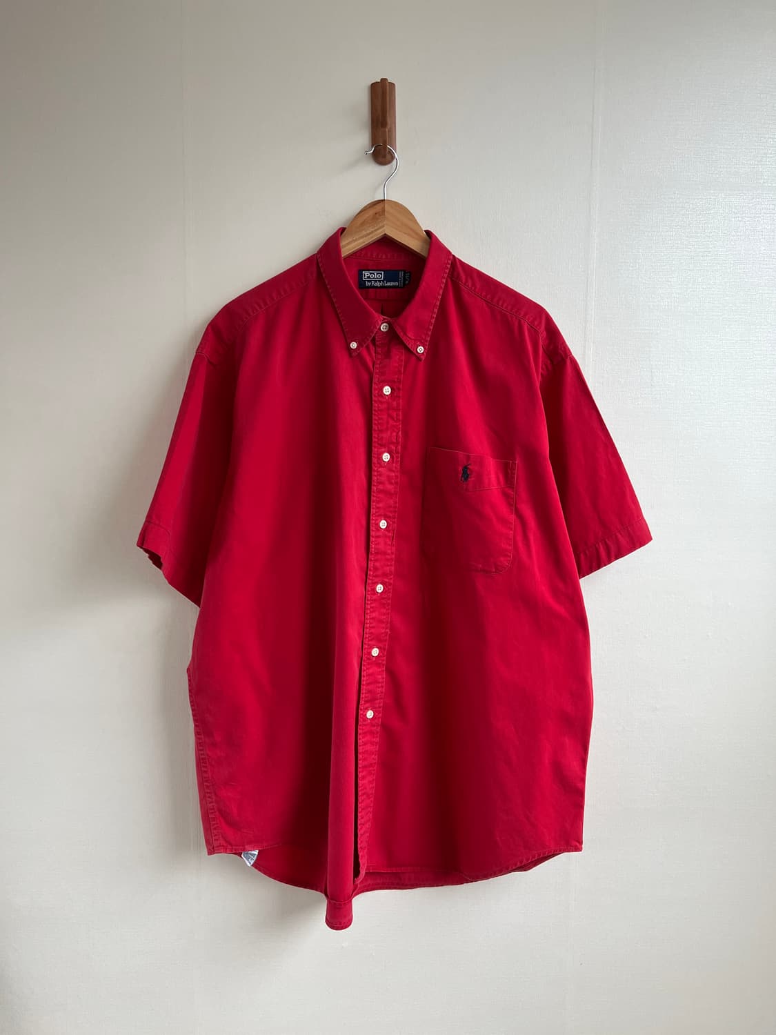 폴로 레드 셔츠 XL 상품이미지2
