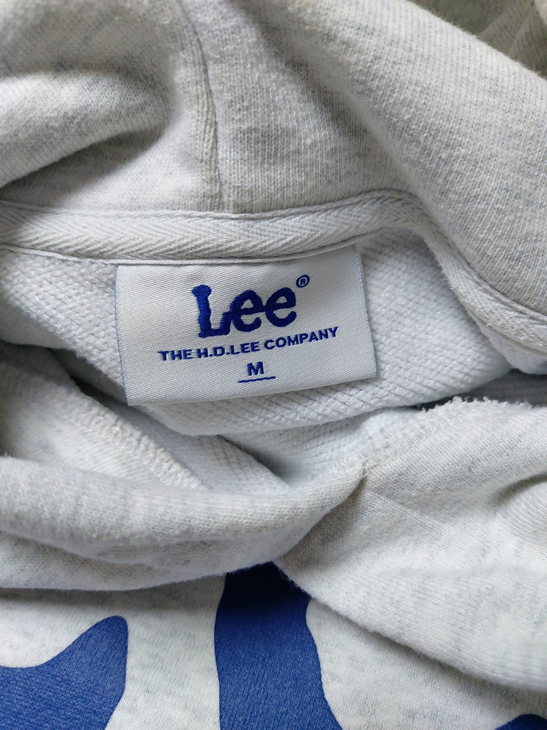 Lee 블루 빅로고 후드티(M)

 상품이미지5