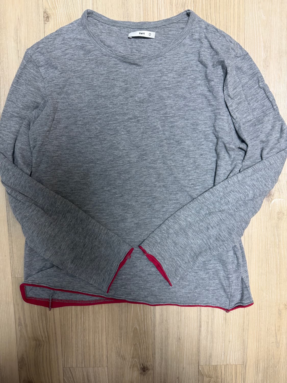 Parrt cutoff layered longsleeve (1size) 상품이미지2