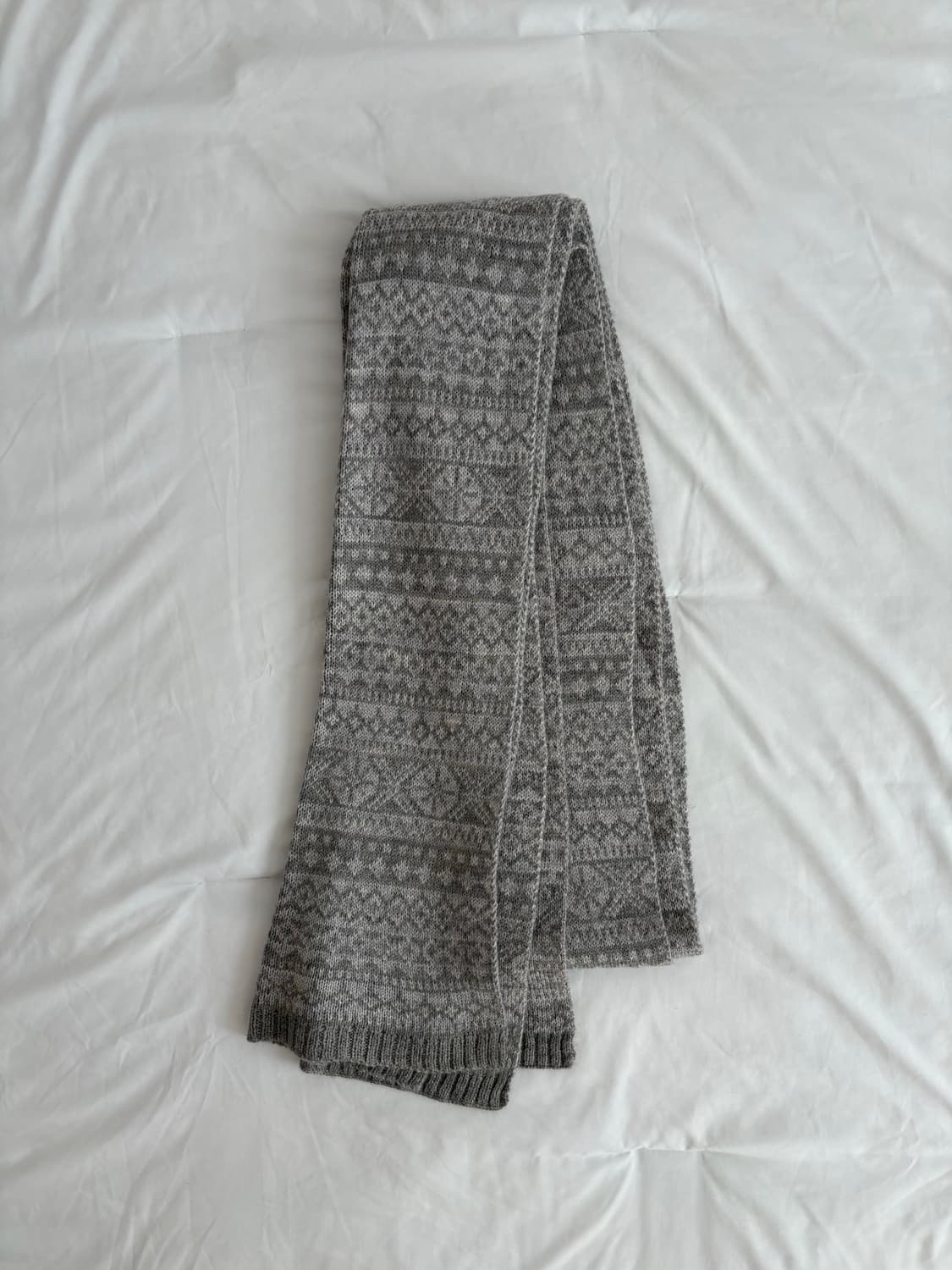 nordic pattern muffler 노르딕 패턴 목도리 상품이미지3