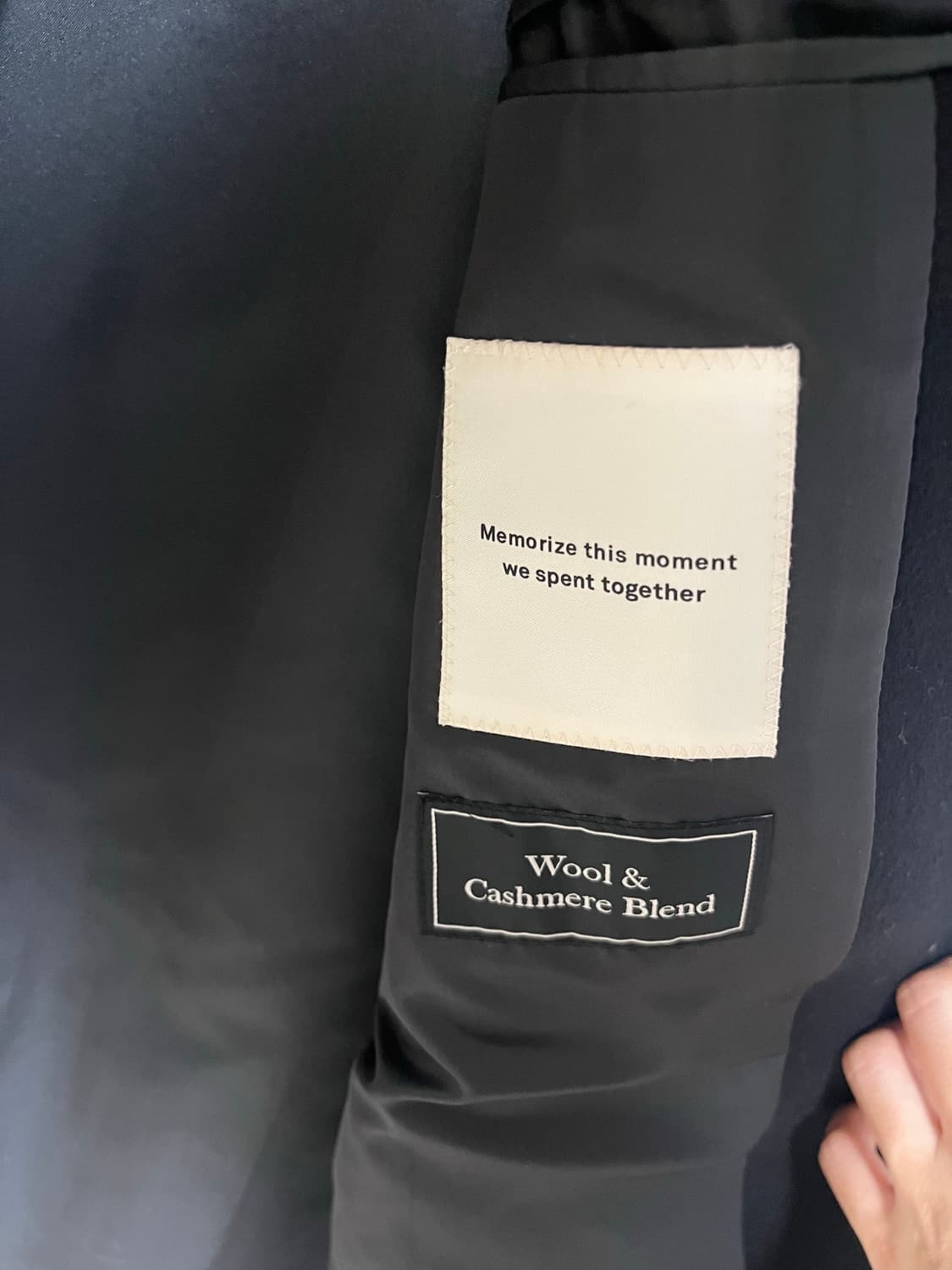 인사일런스 블랙 싱글 코트 [L] 상품이미지4