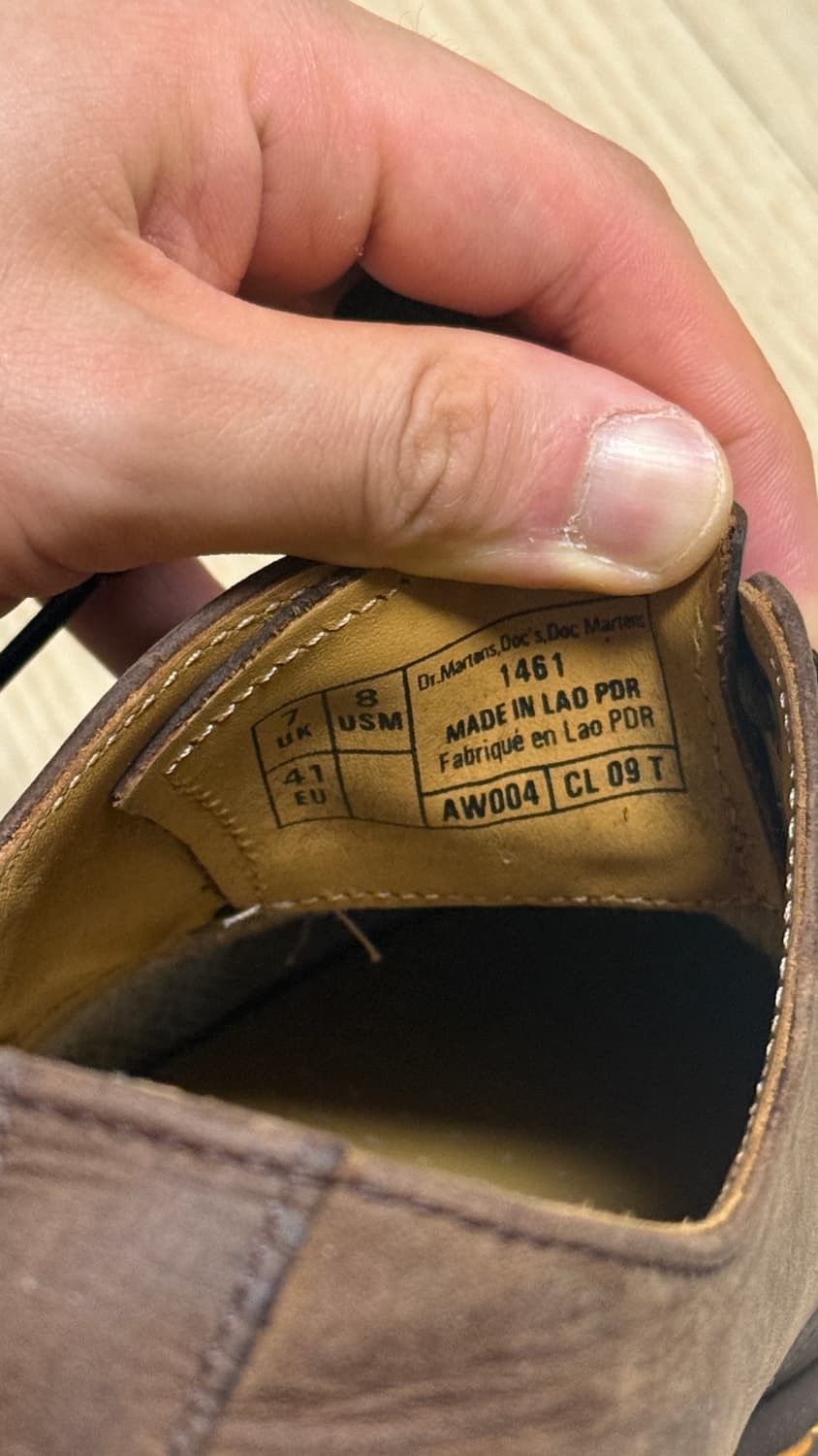 Uk7,260) 135,000원 닥터마틴 1461 크레이지 홀스 브라운 상품이미지9