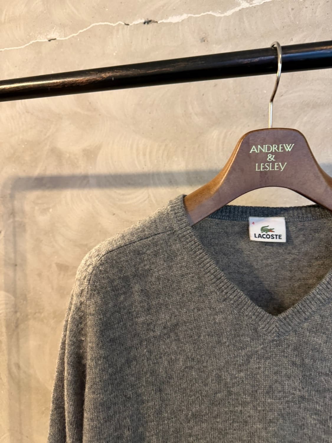 라코스테 브이넥 니트 100~105 상품이미지2