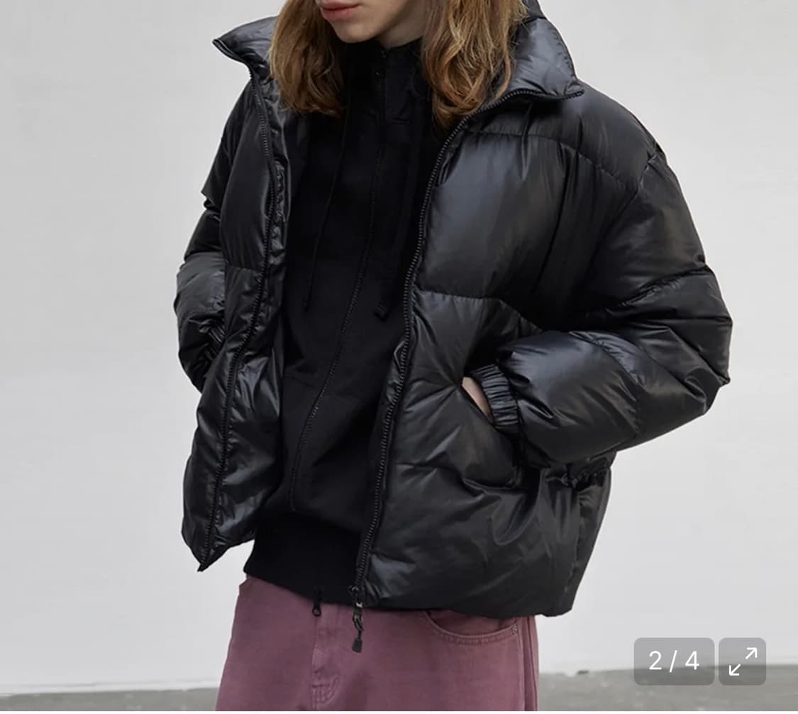레이브 덕다운 패딩 [블랙] 상품이미지4