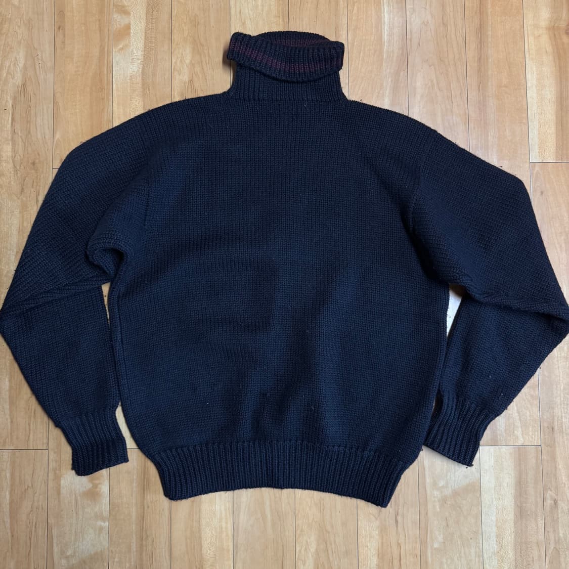 폴로 남성 울 목폴라니트 스웨터 블랙 L 상품이미지5